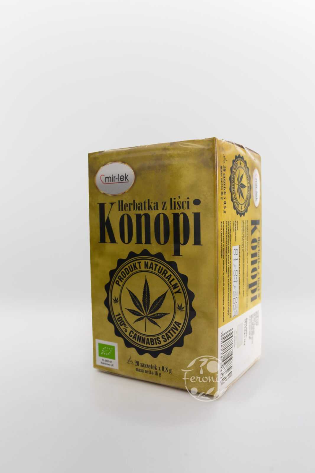 HERBATA Z LIŚCI KONOPI