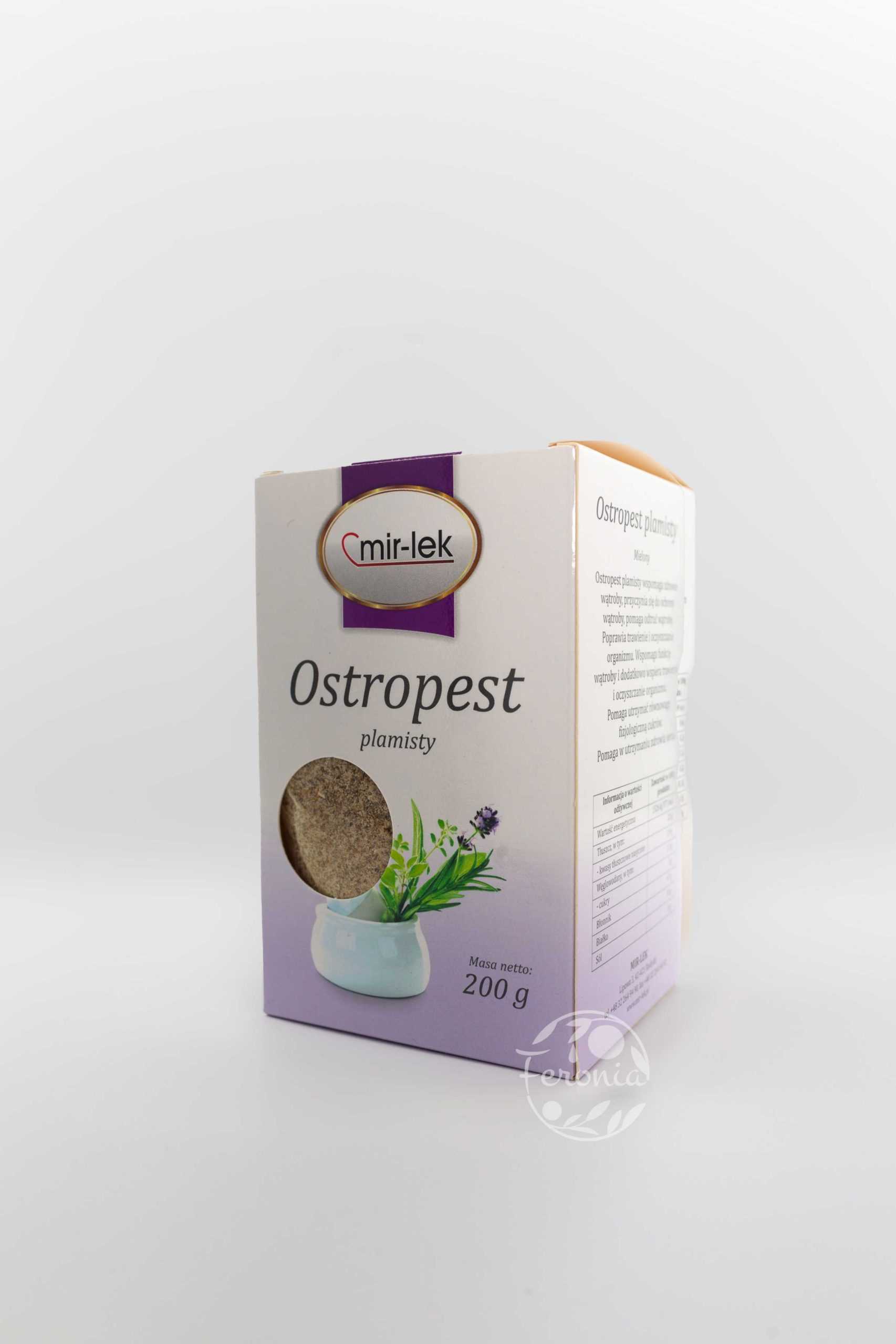 Ostropest plamisty mielony