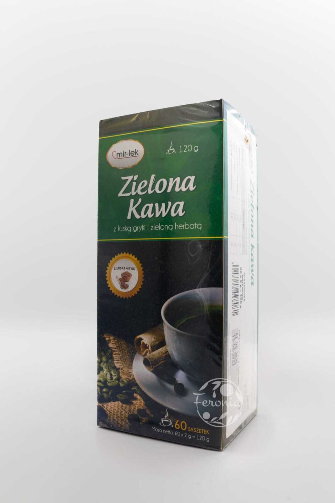 ZIELONA KAWA Z ŁUSKĄ GRYKI