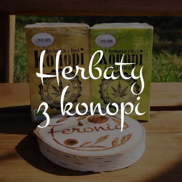 Herbaty ziołowe w saszetkach z konopii